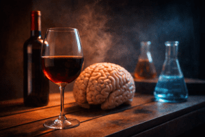¿El vino tinto protege el cerebro? Analizamos la evidencia sobre resveratrol, la curva J y los supuestos beneficios cognitivos. La ciencia vs. el mito.