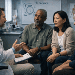 El ayuno intermitente 14-16h mejora modestamente diabetes tipo 2 e hipertensión, pero no es superior a restricción calórica continua. Evidencia 2023-2025.