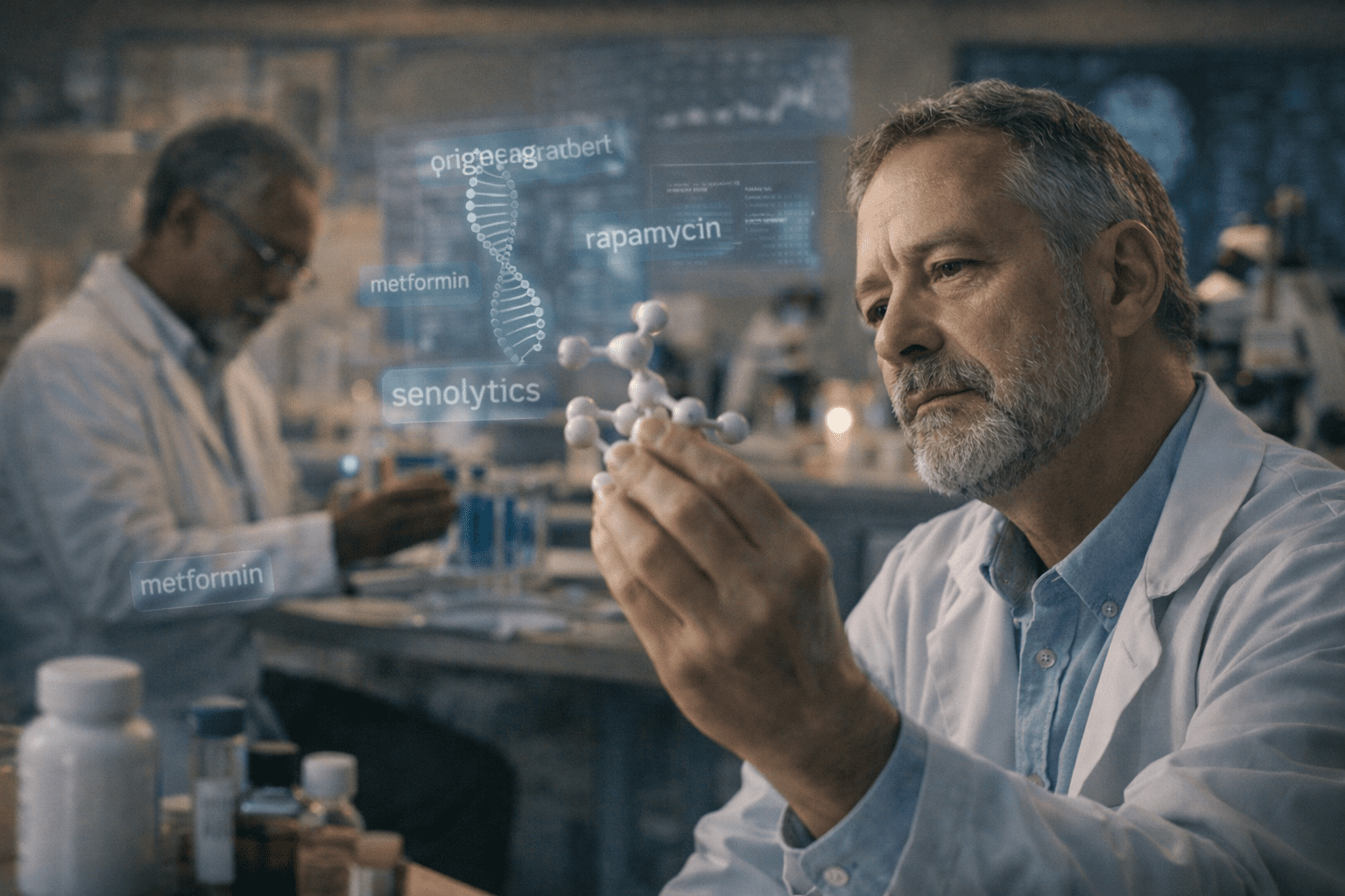 ¿Funcionan las terapias antienvejecimiento? Análisis de evidencia actual sobre senolíticos, relojes epigenéticos, metformina y rapamicina. Lo que la ciencia realmente dice sobre prolongar la vida.